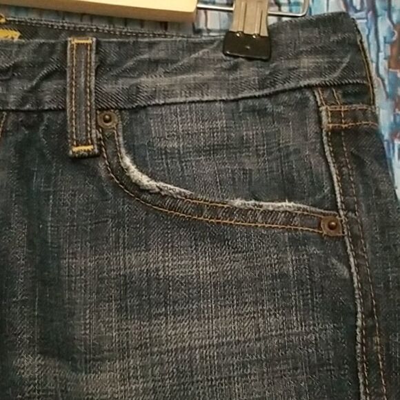 7 for all mankind distressed bootcut jeans sz 27 - Picture 3 of 13